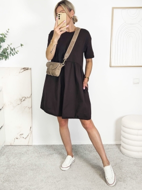 Sukienka WIYA czekoladowa