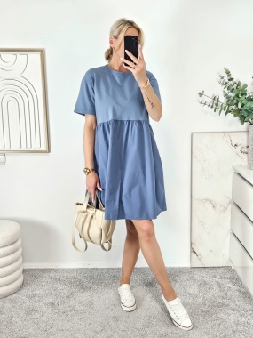 Sukienka WIYA blue jeans