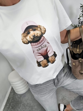 T-shirt PUDELEK TOY pink