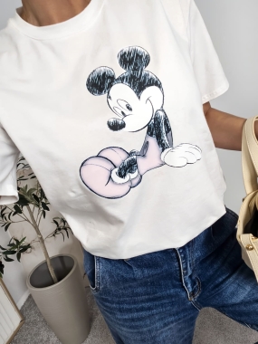 T-shirt MYSZKA MIKI pink