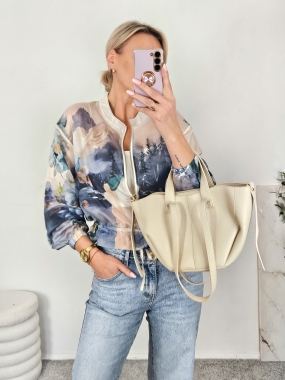 Bomberka EMI ecru/granat