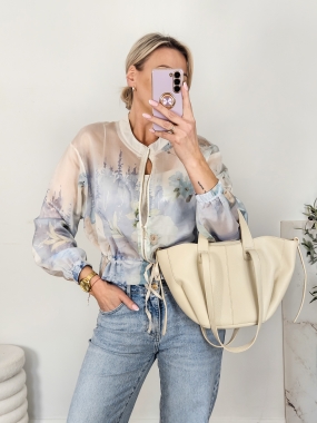 Bomberka EMI ecru/blue