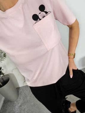 T-shirt MIKI jasny róż