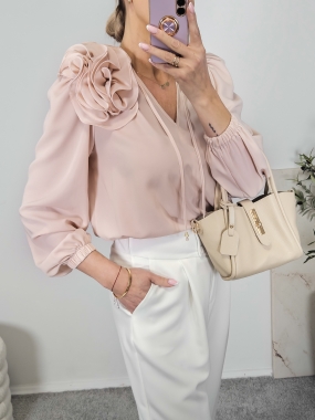 Bluzka ROSE jasny pudrowy róż