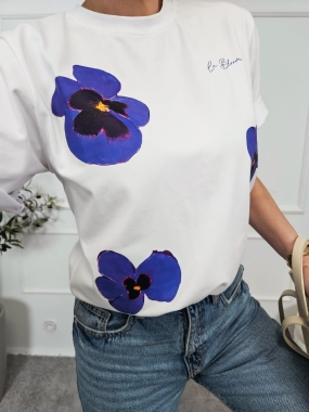 T-shirt BLOOM white