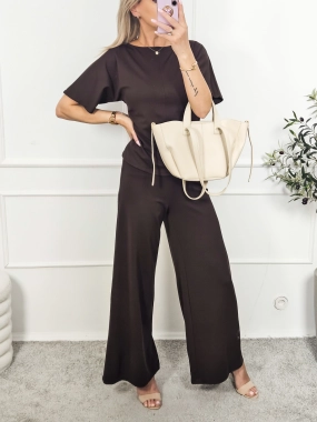 Komplet NOLA brązowy