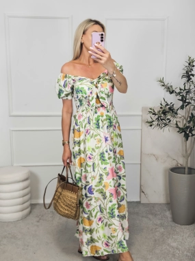 Sukienka TROPICANA green